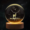 Deer Crystal Ball Night Light